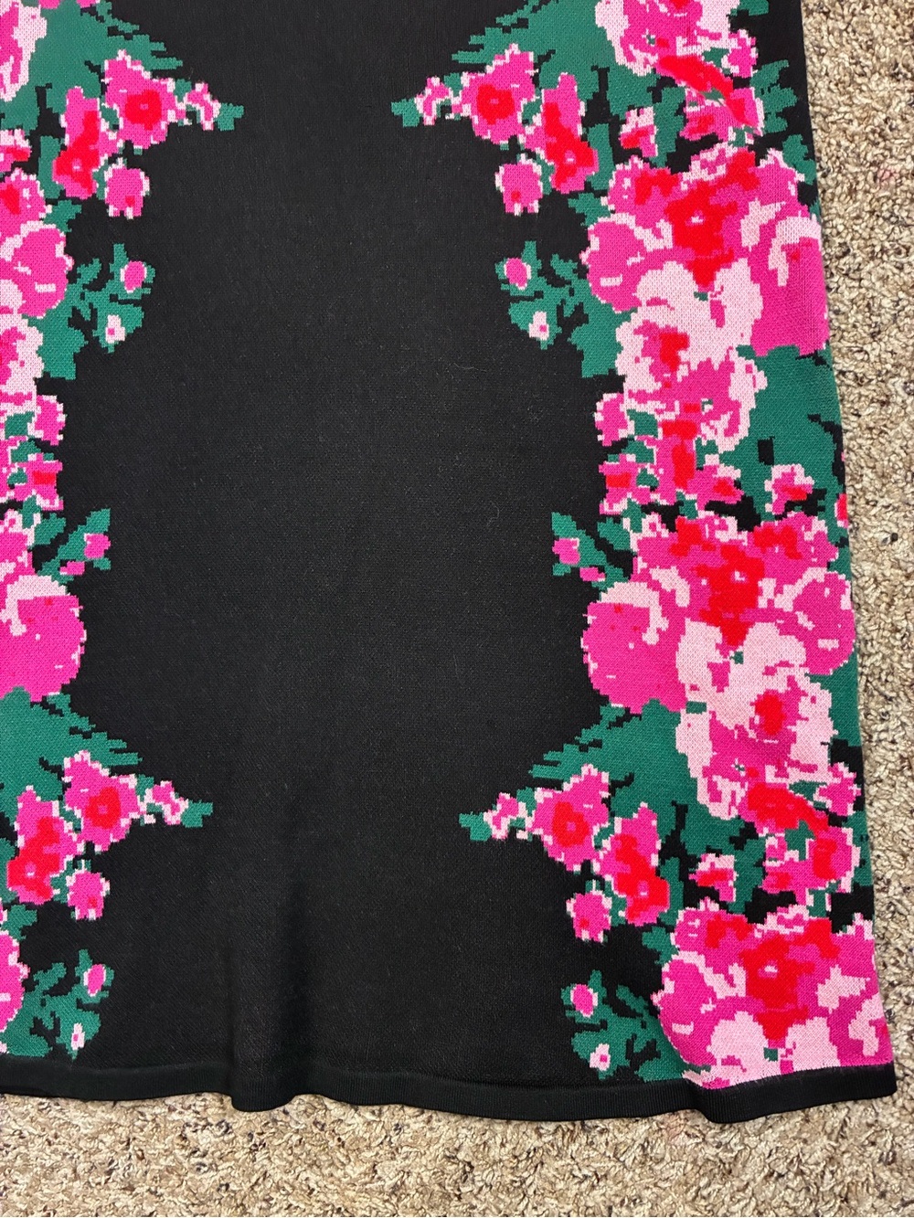 Tuckernuck Climbing Roses Marie Knit Jacquard Mini Dress - Picture 13 of 13